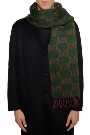 Scarf with an embroidered logo, zdjęcie 2 Scarf with an embroidered logo od Gucci